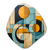 Serendipity Abstract Mid-Century Geometrics - Asymmetric Metal Wall Art