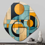 Serendipity Abstract Mid-Century Geometrics - Asymmetric Metal Wall Art