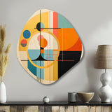 Odyssey Midcentury Retro Abstract Geometrics - Asymmetric Metal Wall Art