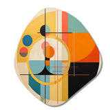 Odyssey Midcentury Retro Abstract Geometrics - Asymmetric Metal Wall Art