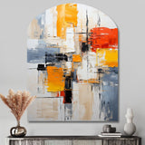 Deconstructed Colorfields Minimal Abstract - Asymmetric Metal Wall Art