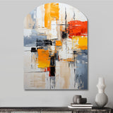 Deconstructed Colorfields Minimal Abstract - Asymmetric Metal Wall Art