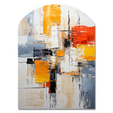 Deconstructed Colorfields Minimal Abstract - Asymmetric Metal Wall Art