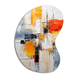 Deconstructed Colorfields Minimal Abstract - Asymmetric Metal Wall Art