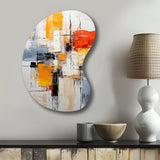 Deconstructed Colorfields Minimal Abstract - Asymmetric Metal Wall Art