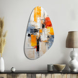 Deconstructed Colorfields Minimal Abstract - Asymmetric Metal Wall Art