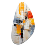 Deconstructed Colorfields Minimal Abstract - Asymmetric Metal Wall Art