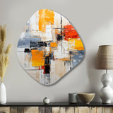 Deconstructed Colorfields Minimal Abstract - Asymmetric Metal Wall Art