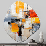 Deconstructed Colorfields Minimal Abstract - Asymmetric Metal Wall Art