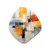 Deconstructed Colorfields Minimal Abstract - Asymmetric Metal Wall Art