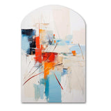 Ephemeral Silence Minimal Abstract - Asymmetric Metal Wall Art