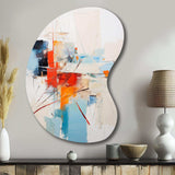 Ephemeral Silence Minimal Abstract - Asymmetric Metal Wall Art