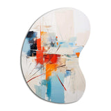 Ephemeral Silence Minimal Abstract - Asymmetric Metal Wall Art