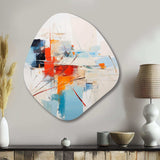 Ephemeral Silence Minimal Abstract - Asymmetric Metal Wall Art