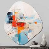 Ephemeral Silence Minimal Abstract - Asymmetric Metal Wall Art