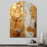 Vintage Gold Togetherness I - Asymmetric Metal Wall Art