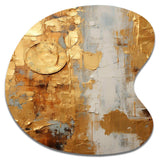 Vintage Gold Togetherness I - Asymmetric Metal Wall Art