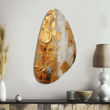 Vintage Gold Togetherness I - Asymmetric Metal Wall Art