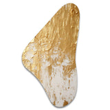 Gentle Abundance Retro Gold Abstract I - Asymmetric Metal Wall Art