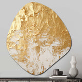 Gentle Abundance Retro Gold Abstract I - Asymmetric Metal Wall Art