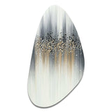 Gentle Gray Serenity - Asymmetric Metal Wall Art