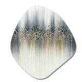 Gentle Gray Serenity - Asymmetric Metal Wall Art