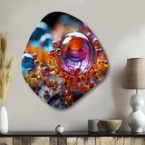 3D Molecules Microscopic Wonders - Asymmetric Metal Wall Art