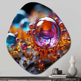 3D Molecules Microscopic Wonders - Asymmetric Metal Wall Art