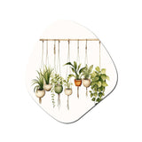 Hanging Decorative Botanical Boho Plants - Asymmetric Metal Wall Art