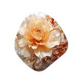 Blossoming Magical White Magnolia - Asymmetric Metal Wall Art