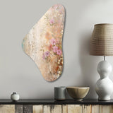 Rustic Bouquet Blooming Wildflower Floral I - Asymmetric Metal Wall Art