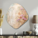 Rustic Bouquet Blooming Wildflower Floral I - Asymmetric Metal Wall Art