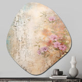 Rustic Bouquet Blooming Wildflower Floral I - Asymmetric Metal Wall Art