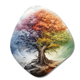 Tree Of Life All Seasons I - Asymmetric Metal Wall Art