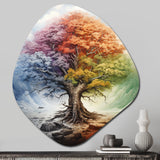 Tree Of Life All Seasons I - Asymmetric Metal Wall Art