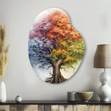 Tree Of Life All Seasons I - Asymmetric Metal Wall Art