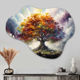 Tree Of Life All Seasons II - Asymmetric Metal Wall Art