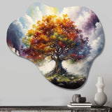 Tree Of Life All Seasons II - Asymmetric Metal Wall Art