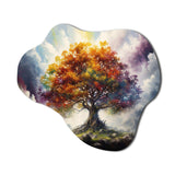 Tree Of Life All Seasons II - Asymmetric Metal Wall Art