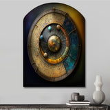 Calculating The Universe Cosmic Cartography I - Asymmetric Metal Wall Art