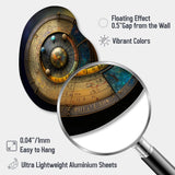 Calculating The Universe Cosmic Cartography I - Asymmetric Metal Wall Art