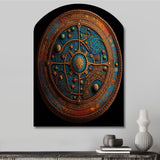 Ancient Cosmic Cartography I - Asymmetric Metal Wall Art