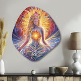 Divine Goddess Incantations I - Asymmetric Metal Wall Art