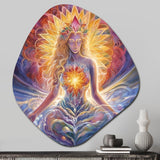 Divine Goddess Incantations I - Asymmetric Metal Wall Art