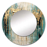 Gilded Daydreams VI - Abstract Wall Mirror