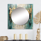 Gilded Daydreams VI - Abstract Wall Mirror