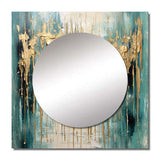 Gilded Daydreams VI - Abstract Wall Mirror