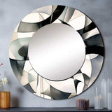 Abstract Neutral XIII - Abstract Wall Mirror