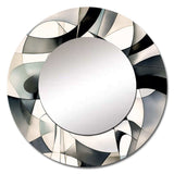 Abstract Neutral XIII - Abstract Wall Mirror