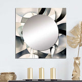 Abstract Neutral XIII - Abstract Wall Mirror